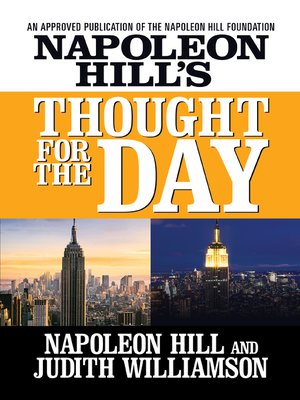 cover image of Napoleon Hill's Thought for the Day